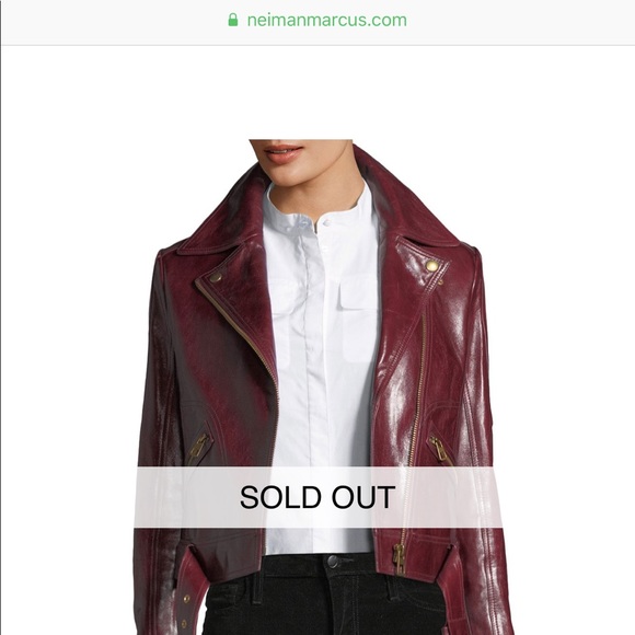 ✂️ 🎉HP🎉 Amazing Tory Burch Bianca Moto Jacket - Picture 5 of 8